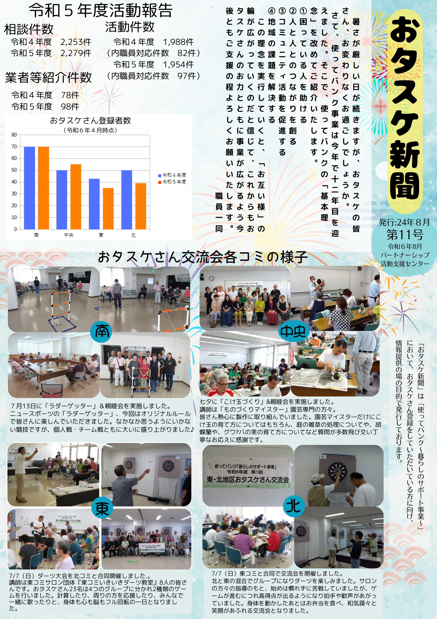 おタスケ新聞11号表面